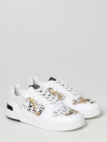 versace jeans sneaker wit|Versace couture men sneakers.